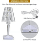 Lampara USB Touch Velador Diamante Tactil USB - Miniatura 2