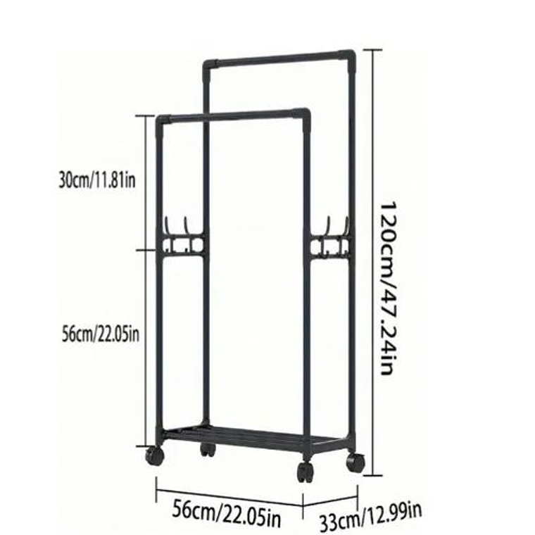 Colgador Armario Closet Zapatera Organizador Multifuncional 3