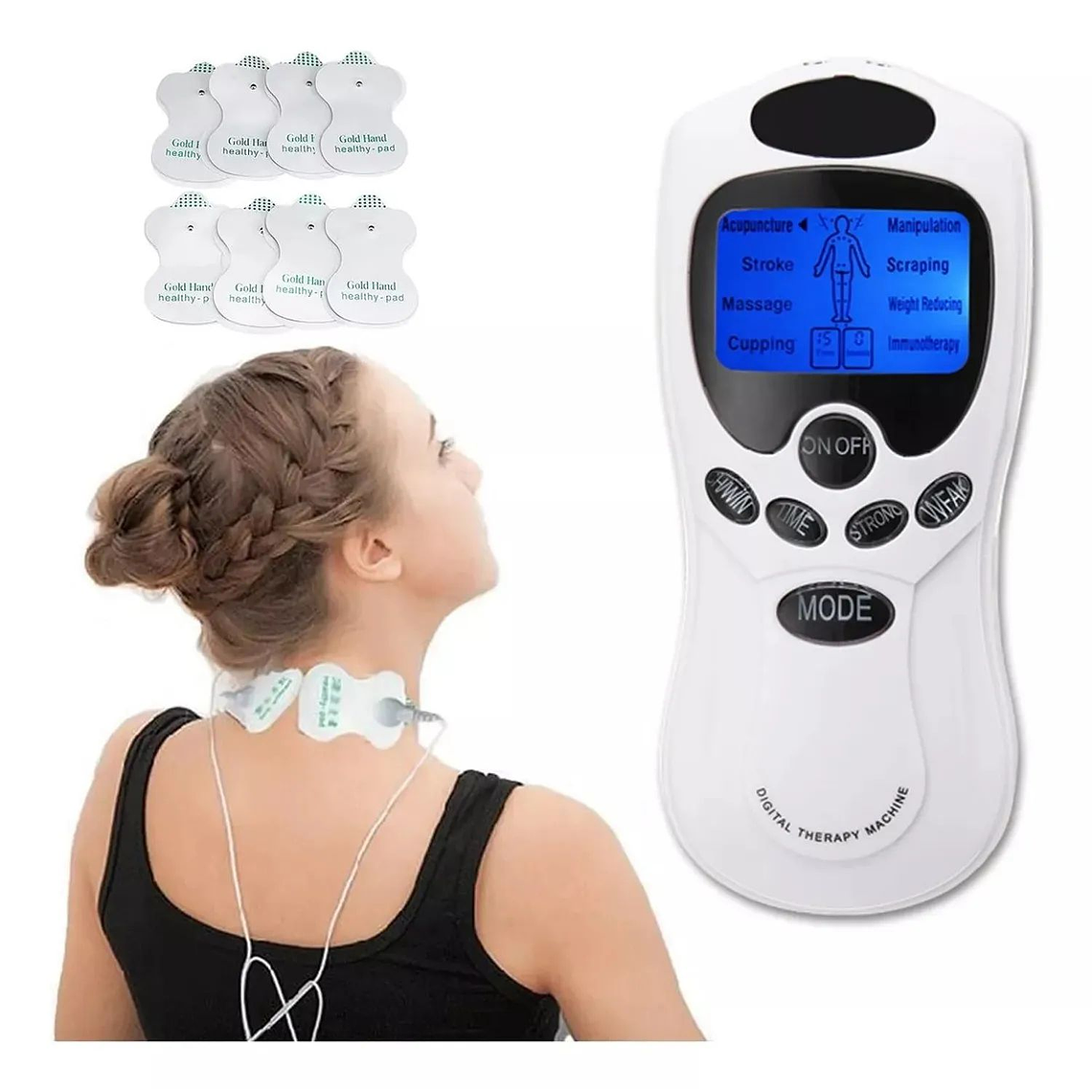 Electrofisico 8 Parches Electroestimulador Tens 2