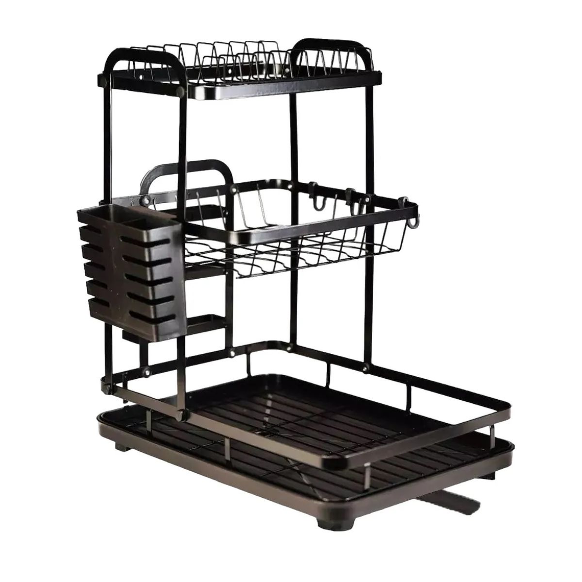 Escurridor De Platos Estante Secaplatos 3 Niveles 6