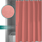 Cortina Ducha Baño 180x180 Elegante Rosada Coral - Miniatura 2