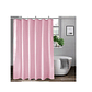 Cortina Ducha Baño 180x180 Elegante Rosada - Miniatura 1