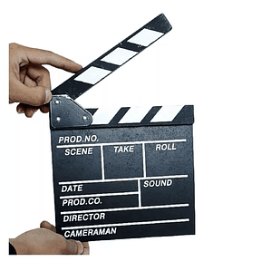 Claquetas De Cine Panel Cine Peliculas 30x26cm