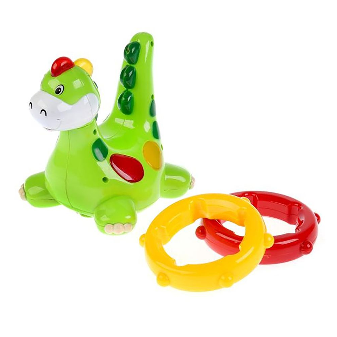 Dino Baby con círculos y luces 1