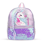 Mochila Infantil Impermeable Unicornio Para Niñas - Miniatura 3