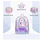 Mochila Infantil Impermeable Unicornio Para Niñas - Miniatura 4