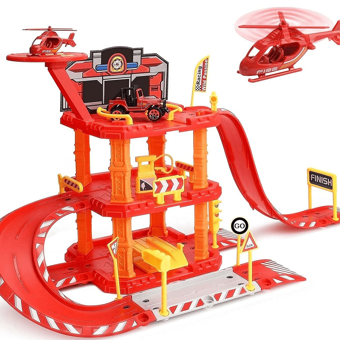 Pista de autos para Niños Bomberos 1
