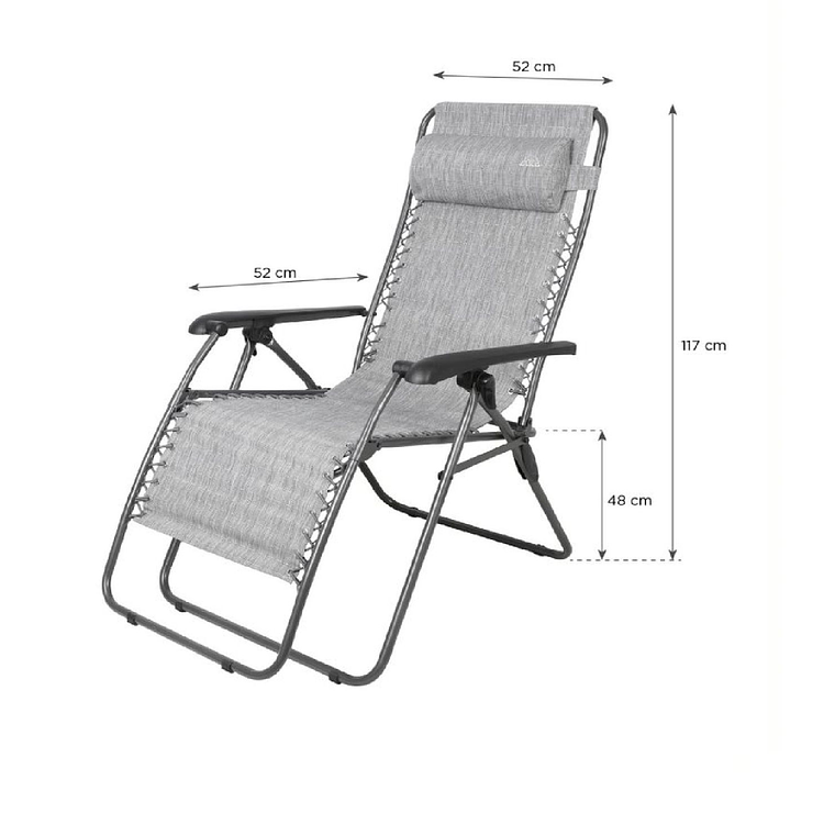 Silla Reposera Plegable Y Portatil Playa Camping 3