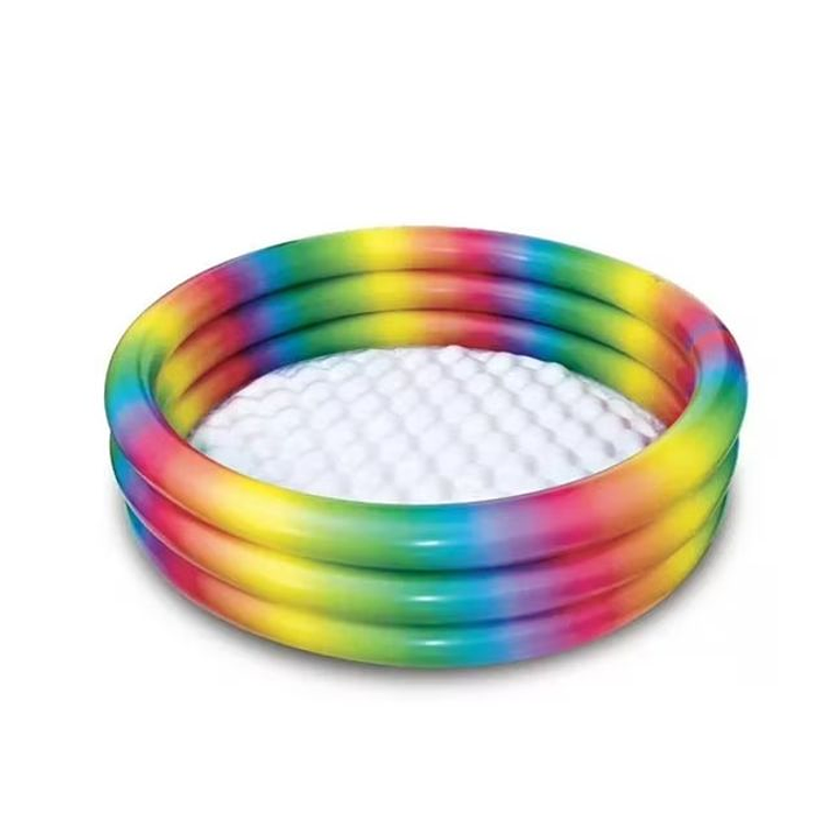 Piscina Redonda Diseño Arcoiris Para Niños 90cm 1