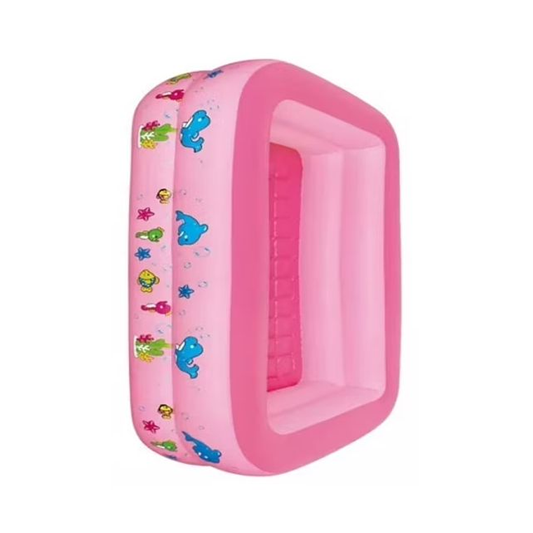 Piscina Inflable Diseño Rosa Para Niños 120cm 2