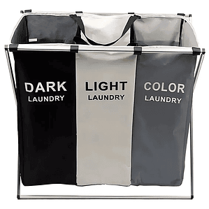 Cesta De Almacenamiento Con Triple Division Plegable