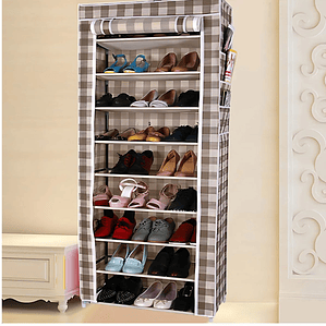 Zapatero 9 Pisos Armable Organizador Con Funda