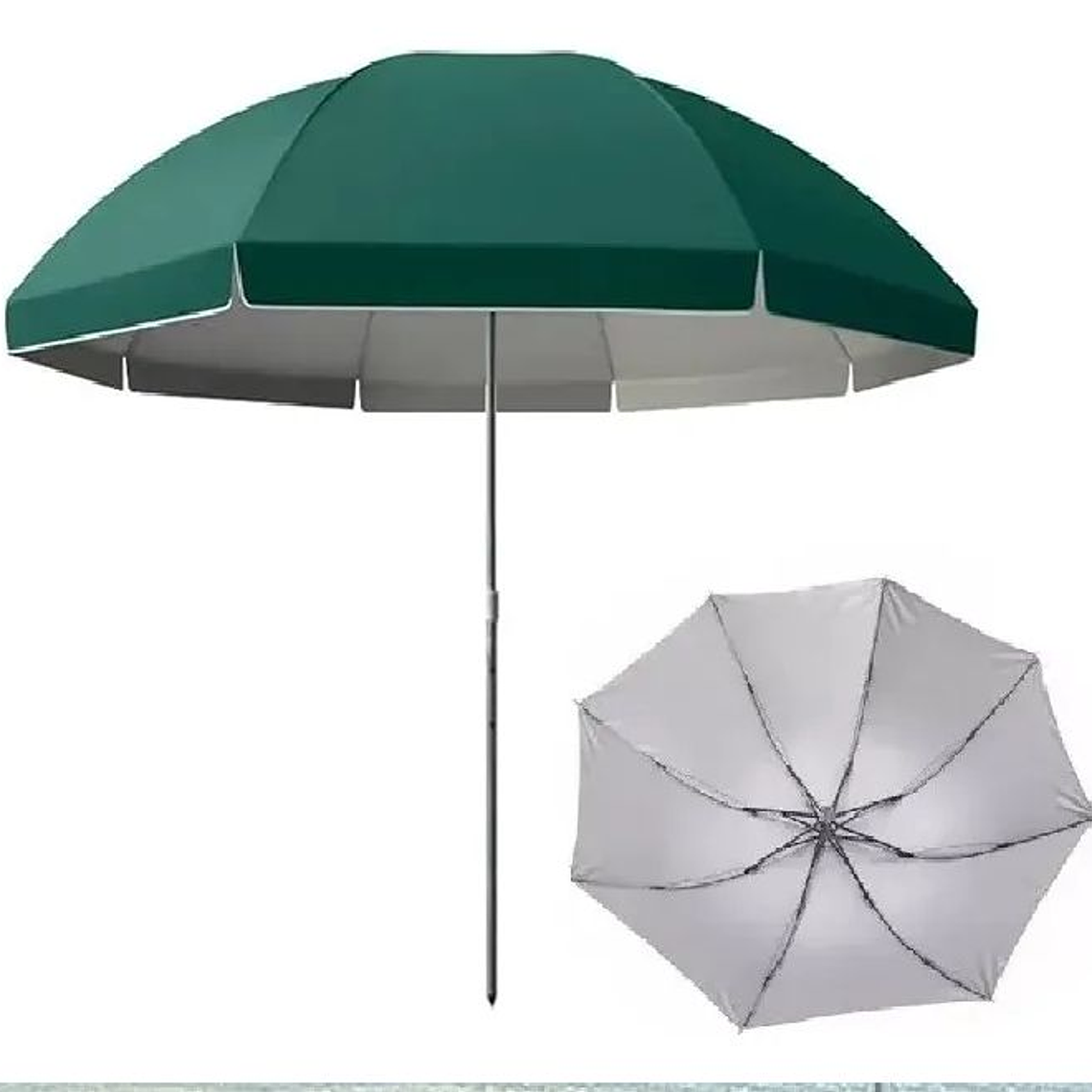 Quitasol Filtro Uv Sombrilla Paraguas Playa Verano 120cm 3