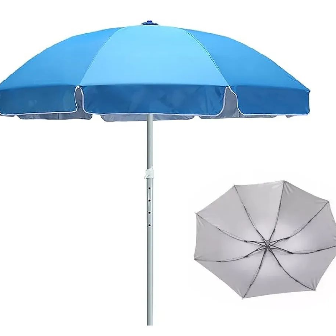 Quitasol Filtro Uv Sombrilla Paraguas Playa Verano 120cm 4