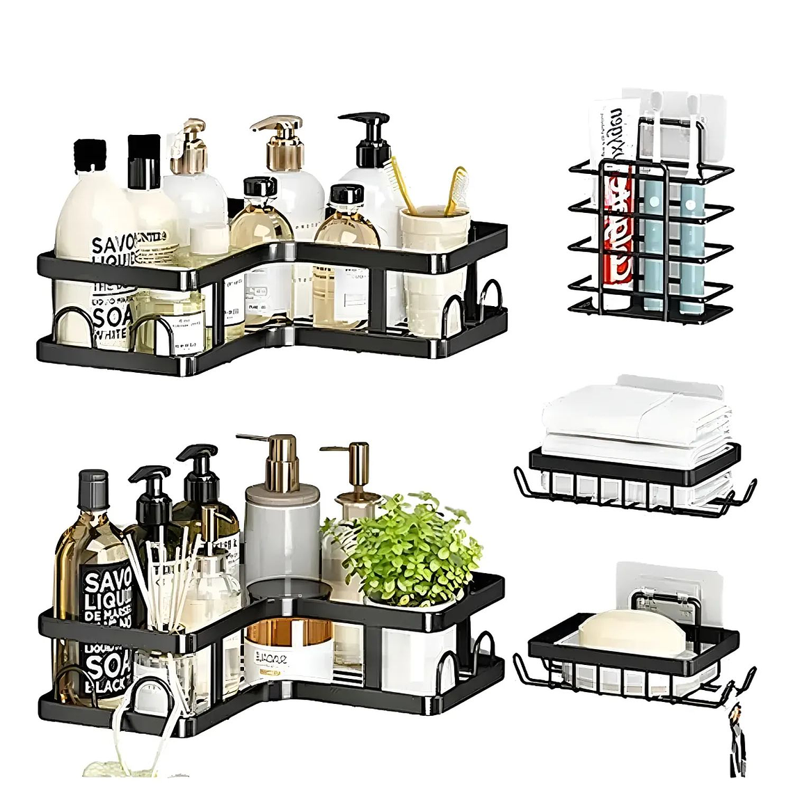 Organizador de Baño 5 piezas 1