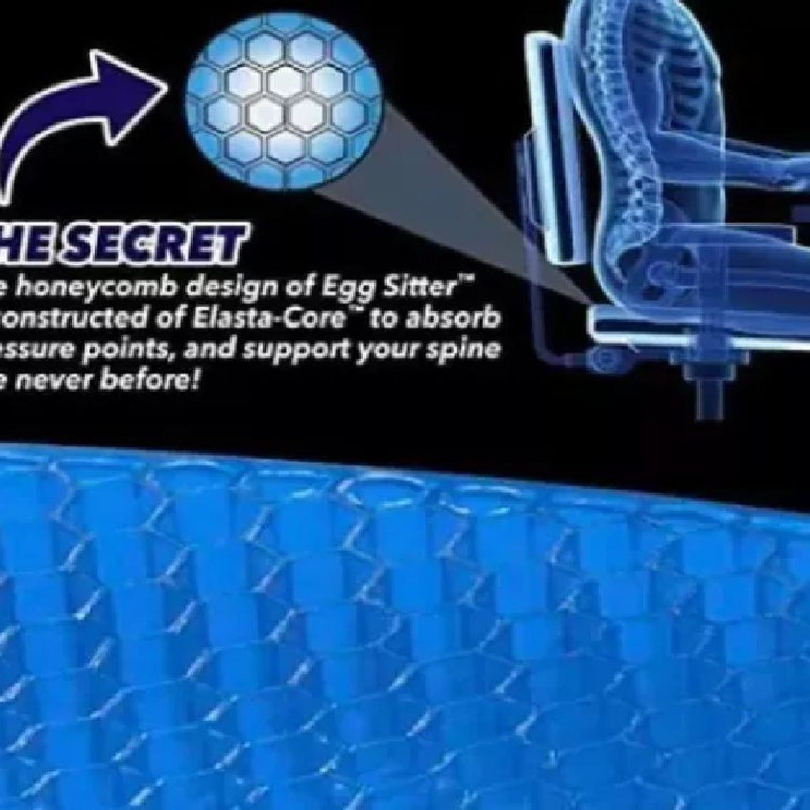 Cojín Gel Ortopédico Ergonómico Asiento Auto Oficina Hogar 3