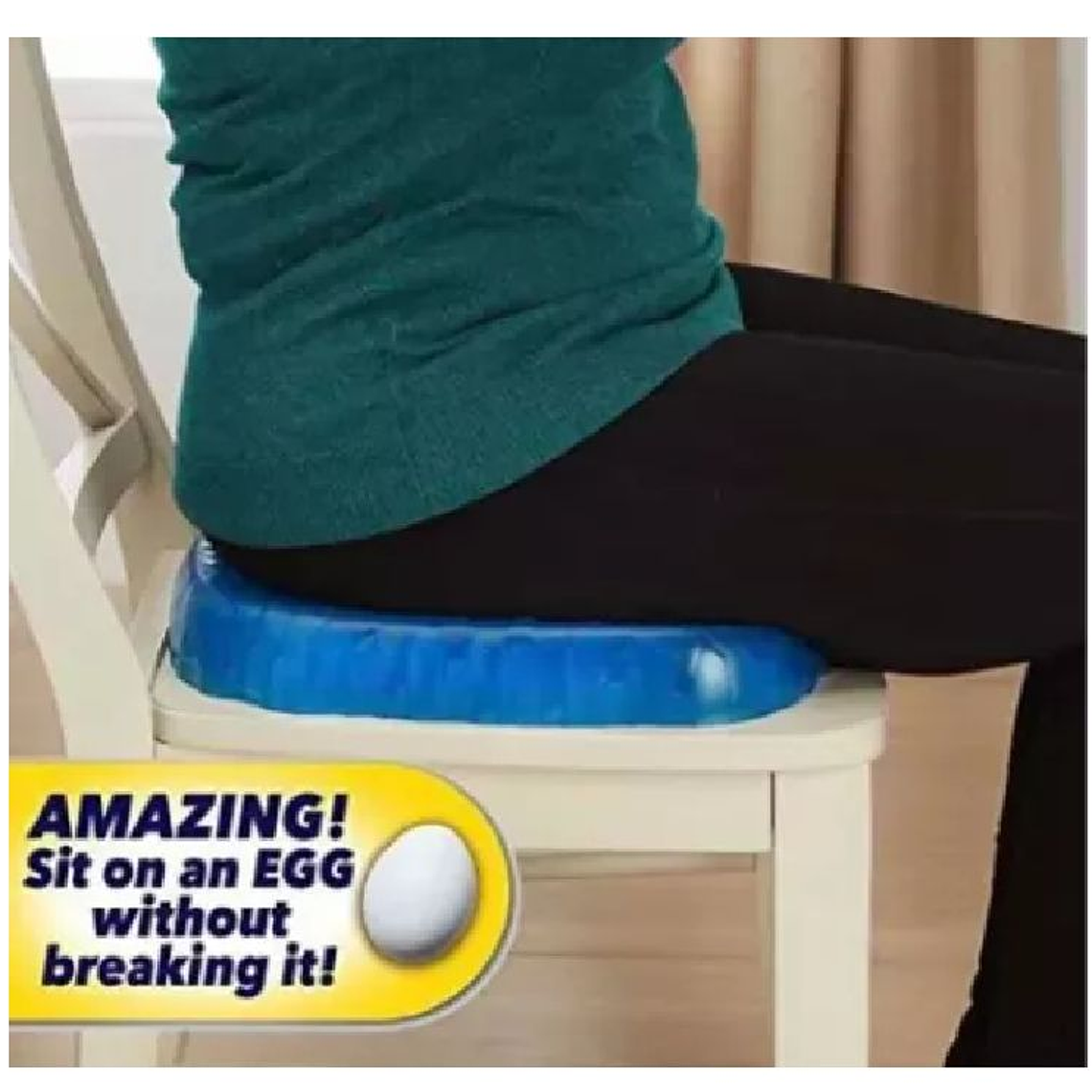 Cojín Gel Ortopédico Ergonómico Asiento Auto Oficina Hogar 4