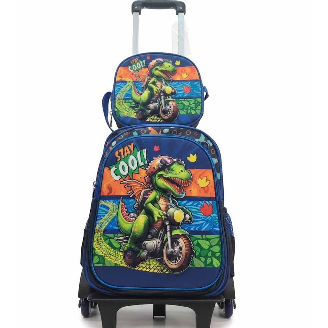 Mochila Niños Escolar Moda Ruedas Diseño 3 piezas 1