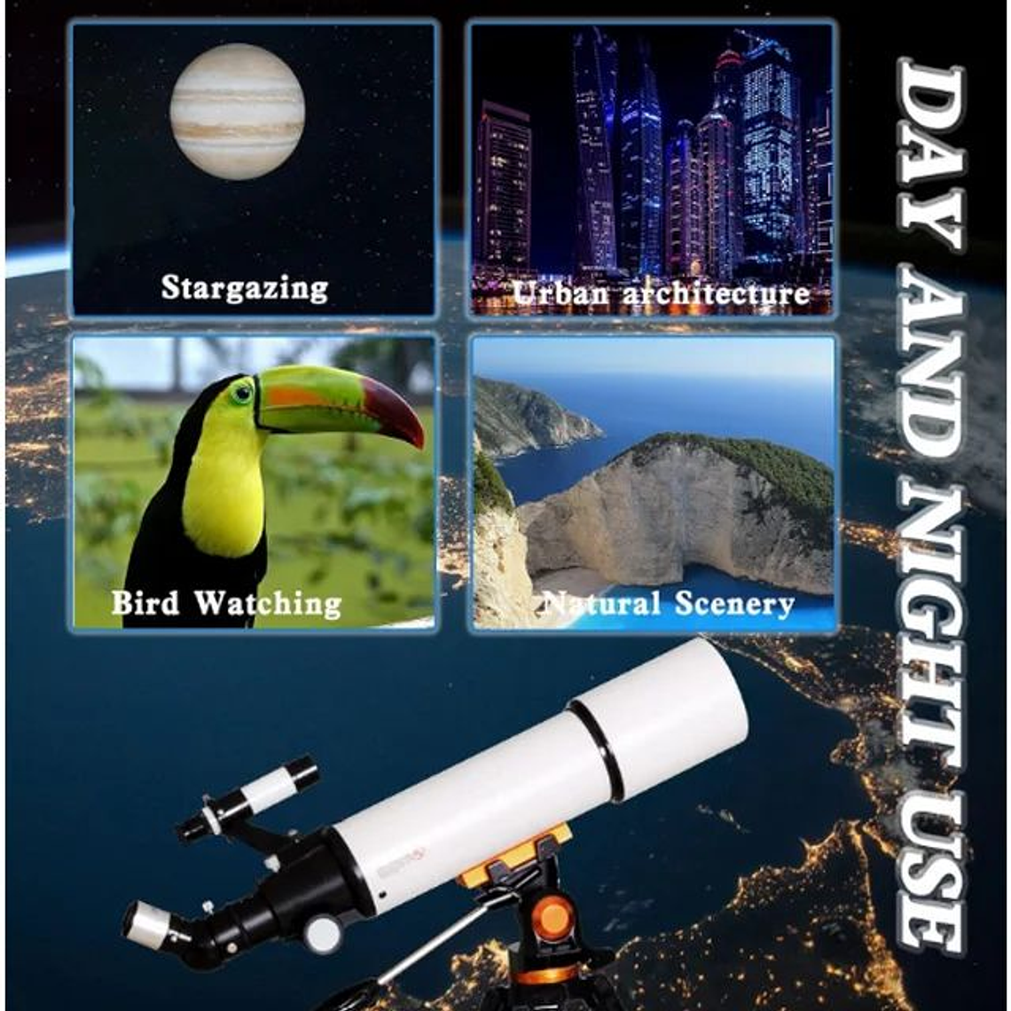 Telescopio portátil de viaje con adaptador 3