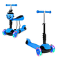 Scooter Monopatin 3 En 1 Ajustable azul - Miniatura 1