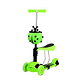 Scooter Monopatin 3 En 1 Ajustable verde - Miniatura 1