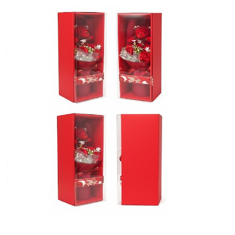 Ramo de Rosa Con Peluche 3