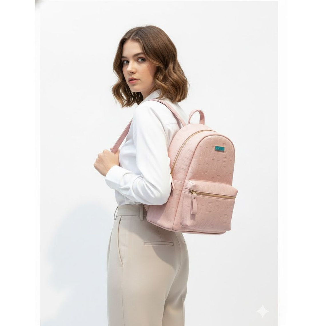 Mochila Bolso con Textura Moda 5