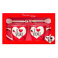 JUEGO DE TAZAS 4 PIEZAS I LOVE SAN VALENTIN - Miniatura 1
