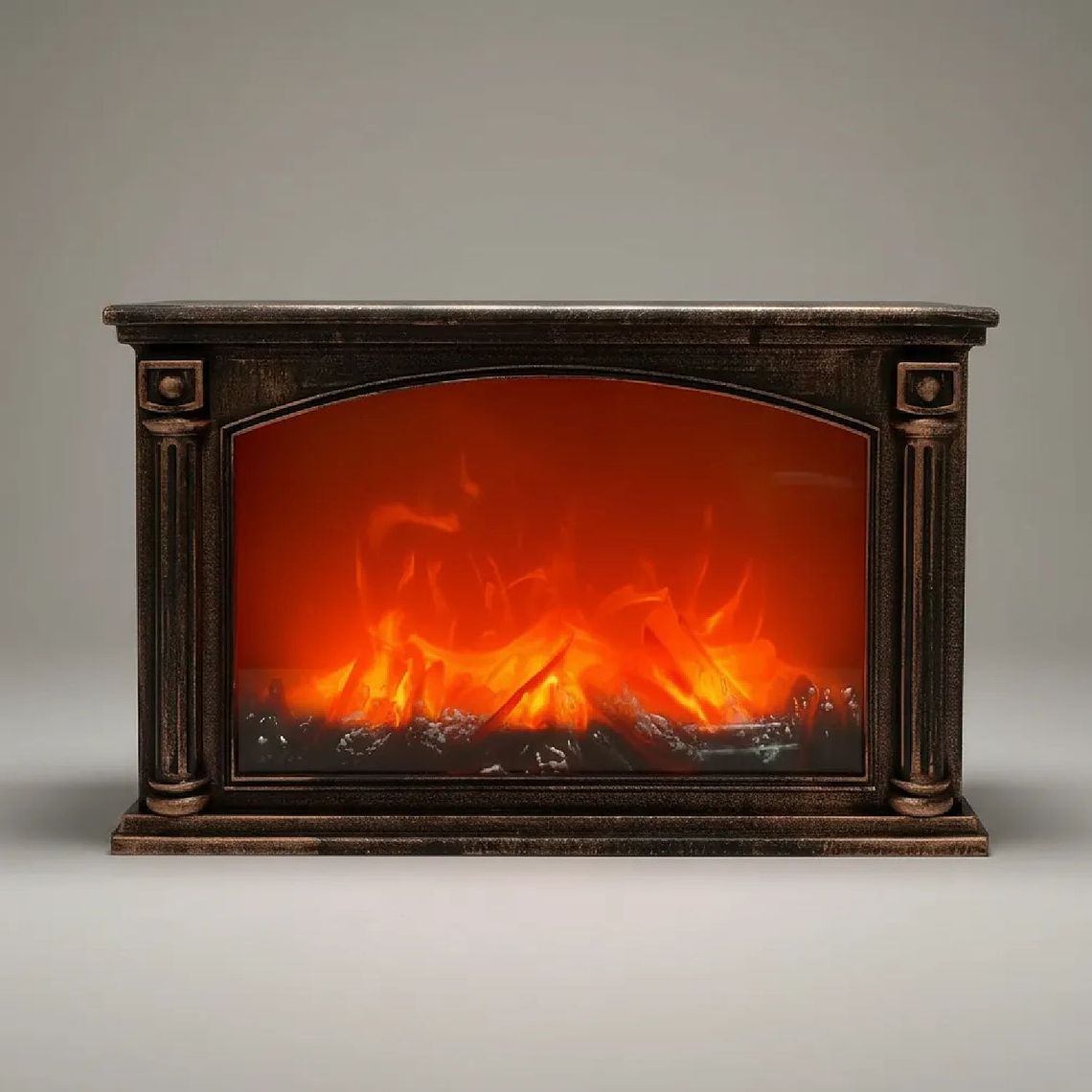 Chimenea Decorativa Con Efectos Llamas 3d No Calienta 1