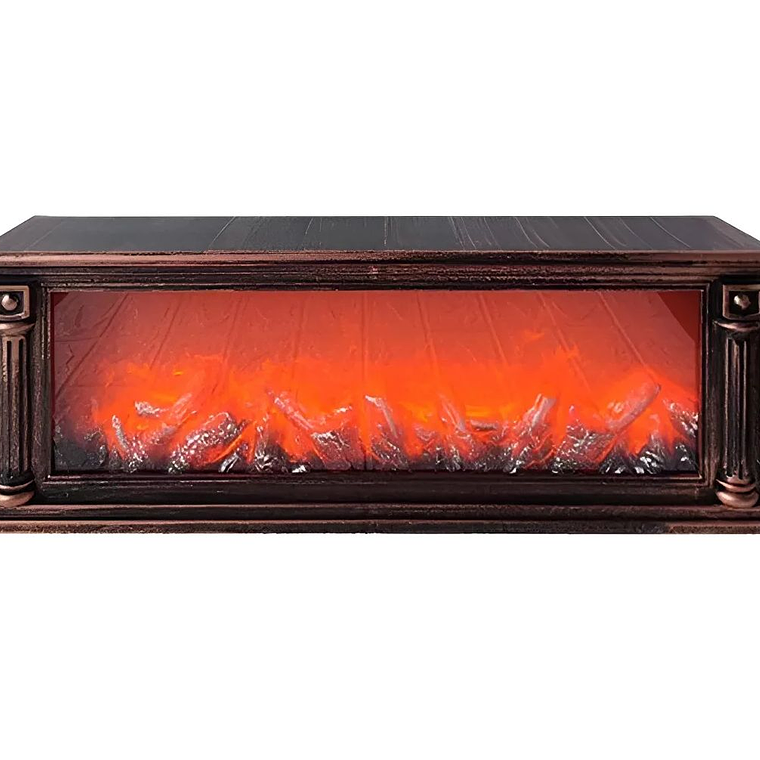 Chimenea Decorativa Con Efectos Llamas 3d No Calienta 1