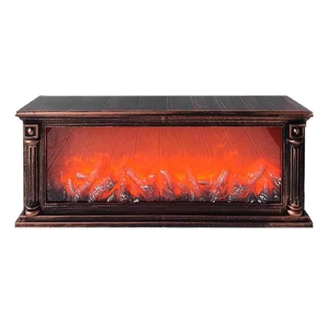 Chimenea Decorativa Con Efectos Llamas 3d No Calienta 2