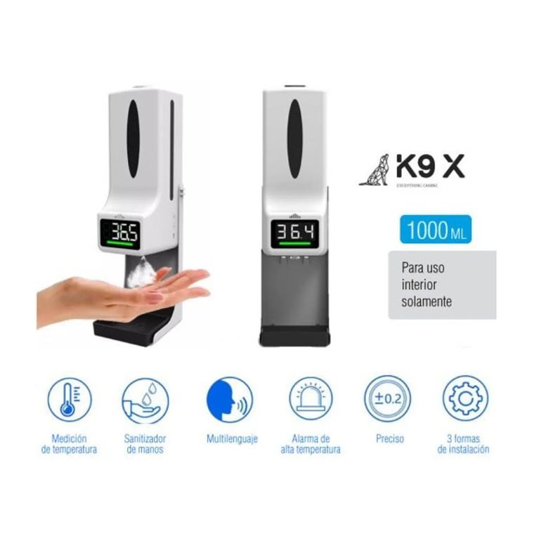 Dispensador con Sensor Inteligente y Termómetro K9X 3