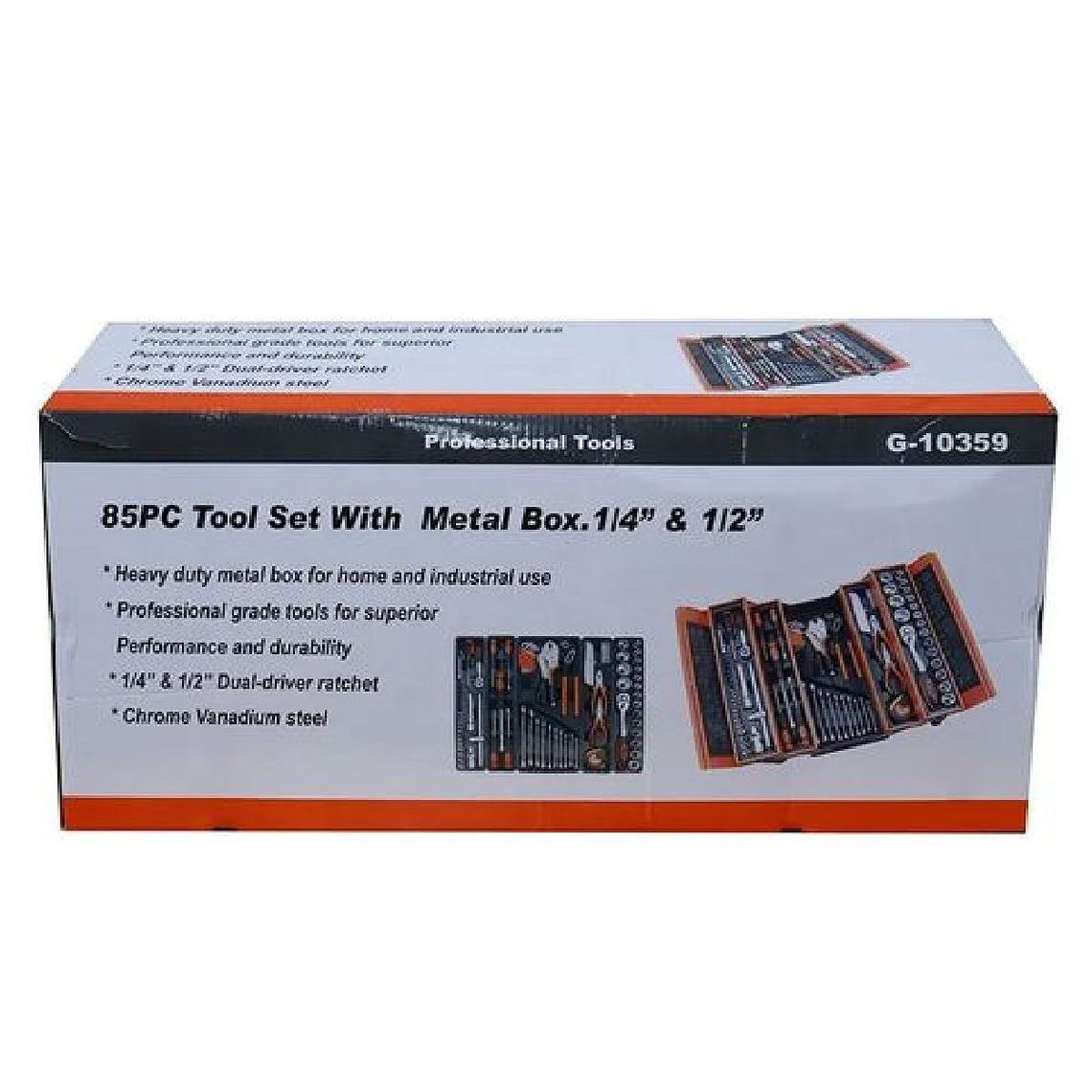 Caja De Herramientas Metálica 85 Piezas 3