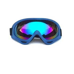 Antiparras Lente Ajustable Deportivo Protección Para Nieve Azul