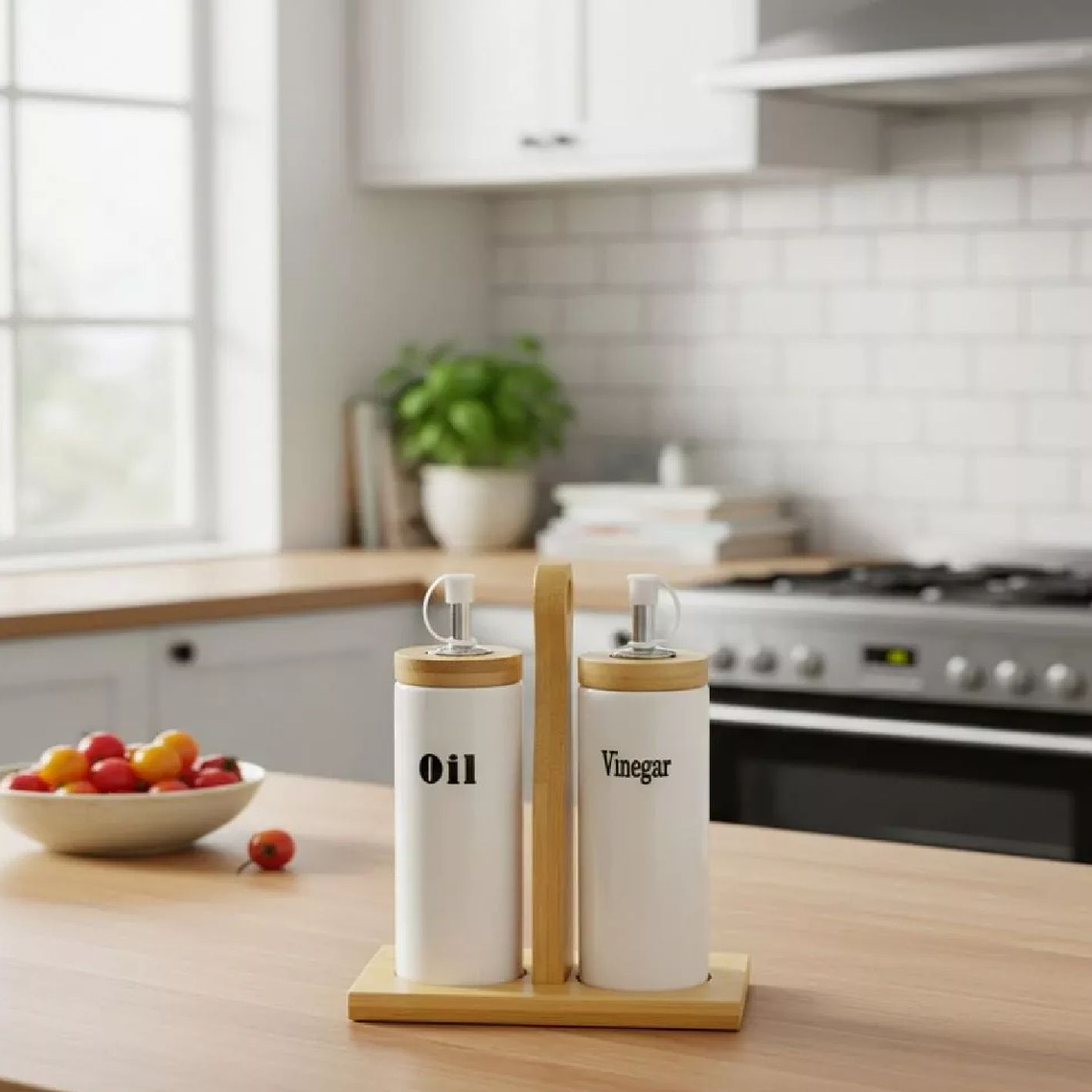 Set 2 Frasco Dispensador Aceite Vinagre Funcional 2