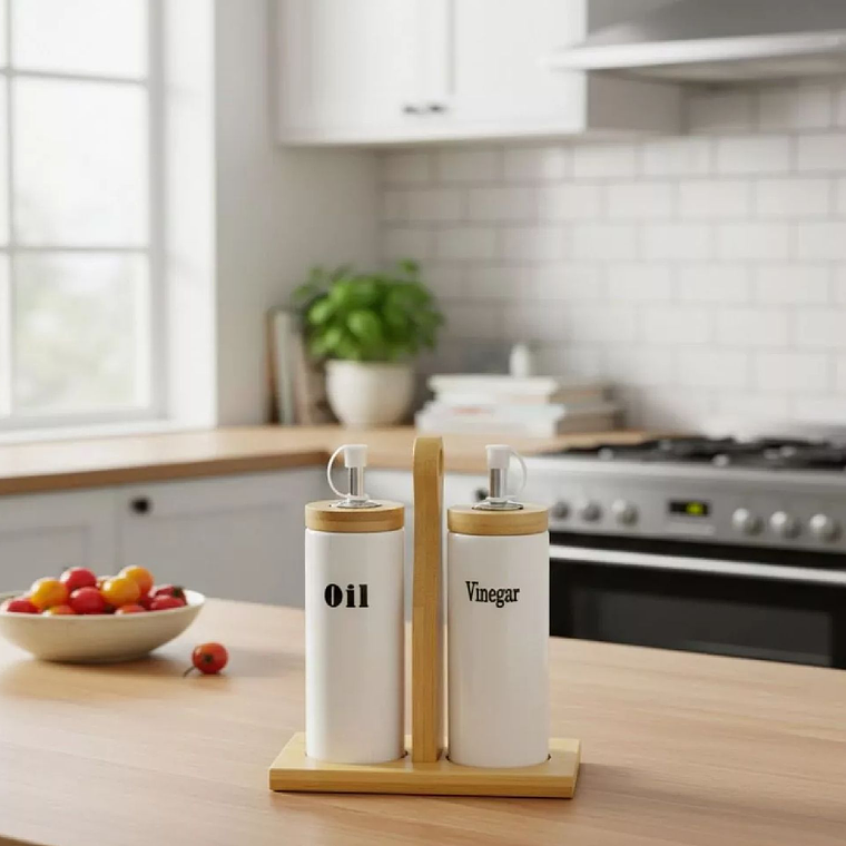 Set 2 Frasco Dispensador Aceite Vinagre Funcional 2
