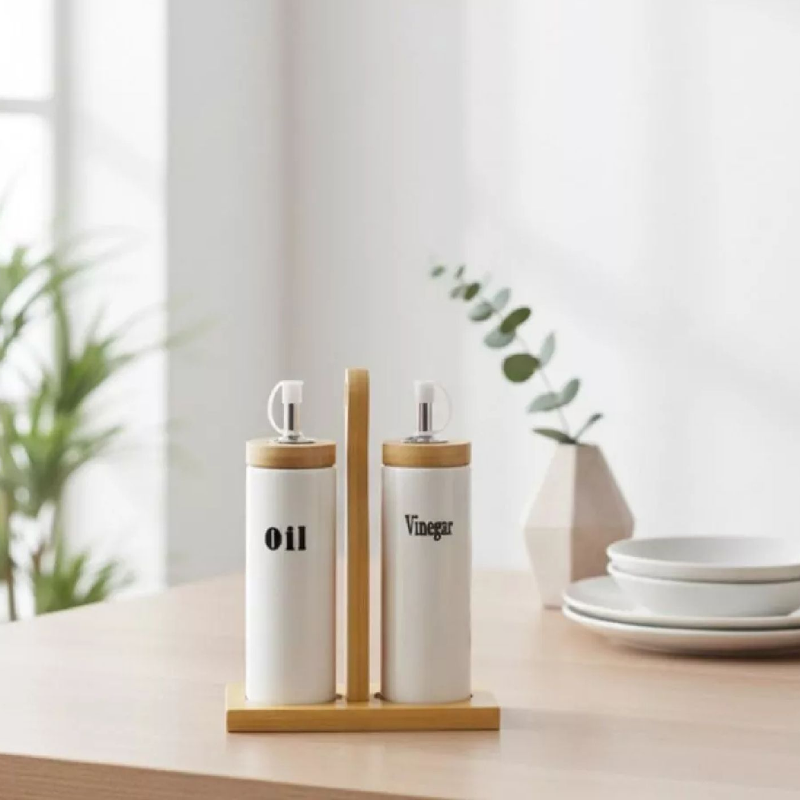 Set 2 Frasco Dispensador Aceite Vinagre Funcional 3