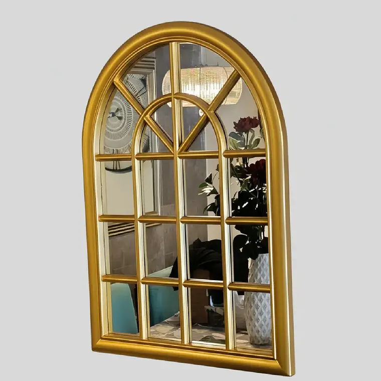 Espejo Forma Ventana, Color Dorado 69x50cm 3