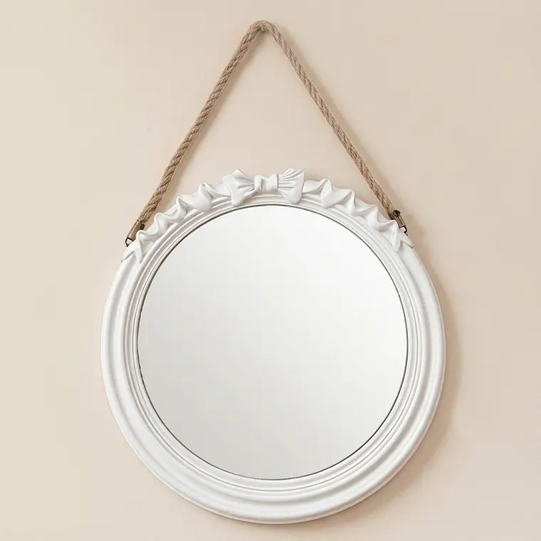 Espejo Decorativo Colgante con Cuerda  1