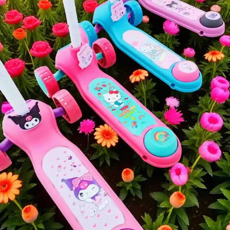 Scooter Monopatín Niñas Juguete Hello Kitty 2