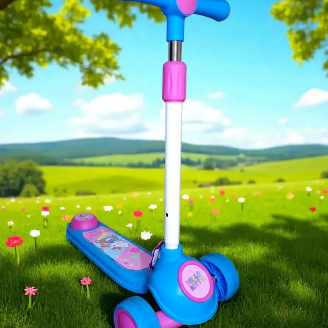 Scooter Monopatín Niñas Juguete Hello Kitty 3