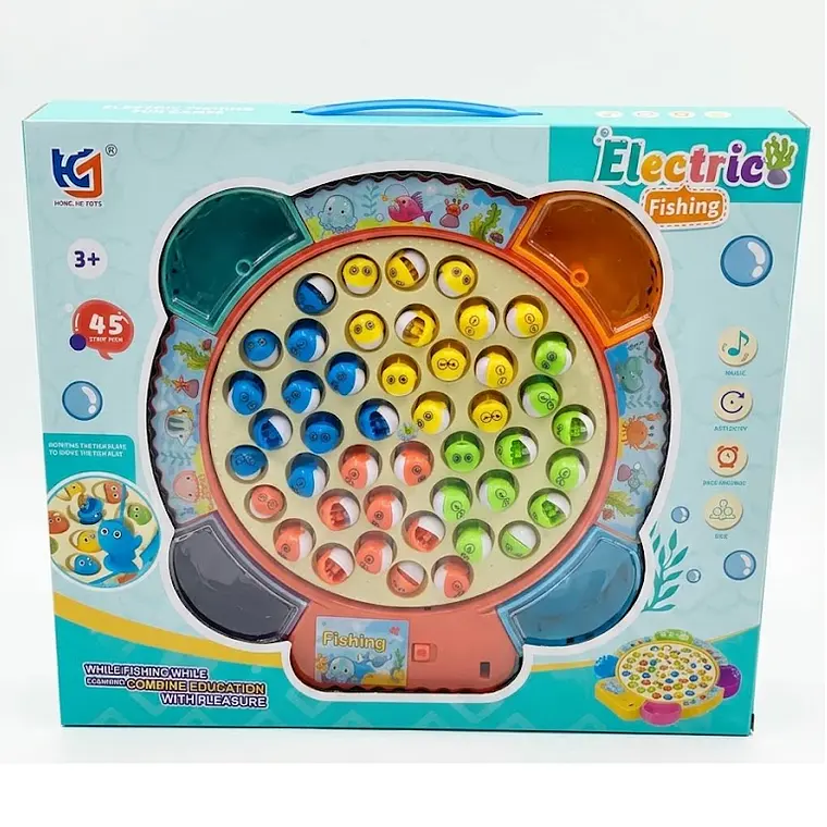 Juego De Pesca Giratorio 45 Peces 2