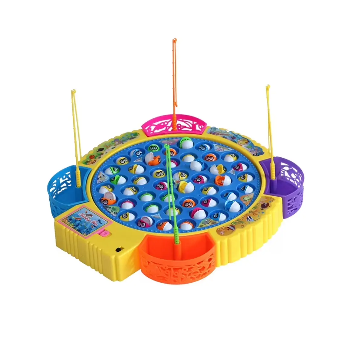 Juego De Pesca Giratorio 45 Peces 3