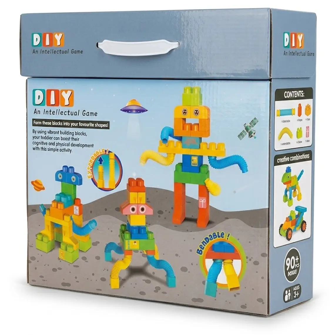 Set de Bloques de Construcción Flexibles y Extensibles 3