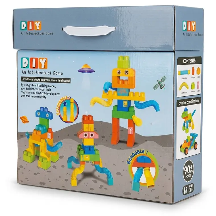 Set de Bloques de Construcción Flexibles y Extensibles 3