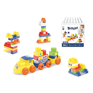 Juego Bloques Construcción 80pcs
