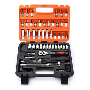 Set Caja De Dados Juego Herramientas 53 Pcs