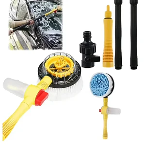Cepillo Para Lavado De Autos Rotatorio amarillo