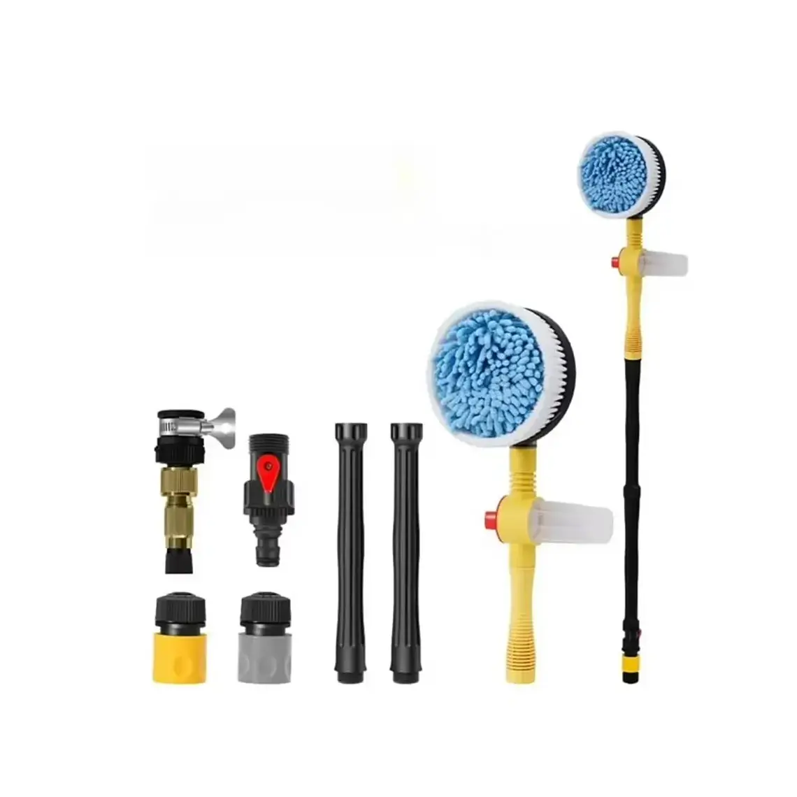 Cepillo Para Lavado De Autos Rotatorio amarillo 2