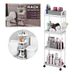 Carro Organizador Estante De Baño / Cocina De 4 Niveles Con Ruedas - Miniatura 1